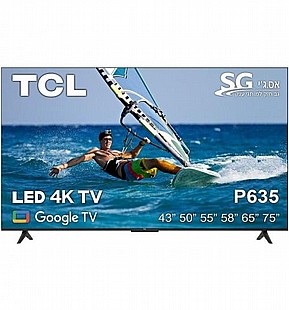טלוויזיה TCL 43P635 4K 43 אינטש טלוויזיה TCL 43P635 4K 43 אינטש