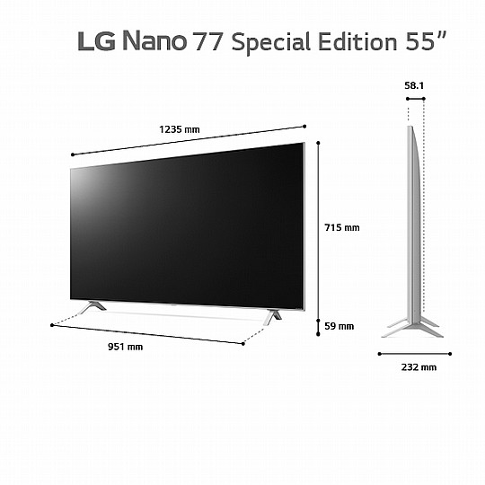 �������� LG 55 4K ��� 55NANO776QA 