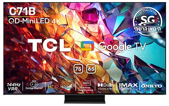 �������� ���� 65" MINI LED ���� �� 4K 65C71B �� �� �� TCL