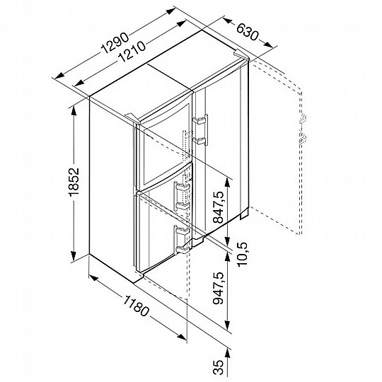 ���� ���� ��� ��� Liebherr SBSEF7343 �667 ����� �����