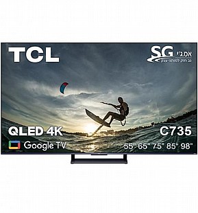 טלויזיה 75 QLED 4K ANDROID TV תוצרת TCL דגם 75C735 טלויזיה 75 QLED 4K ANDROID TV תוצרת TCL דגם 75C735