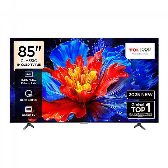 85P8K - TCL 85" QD UHD 144 Native QLED Google TV P8