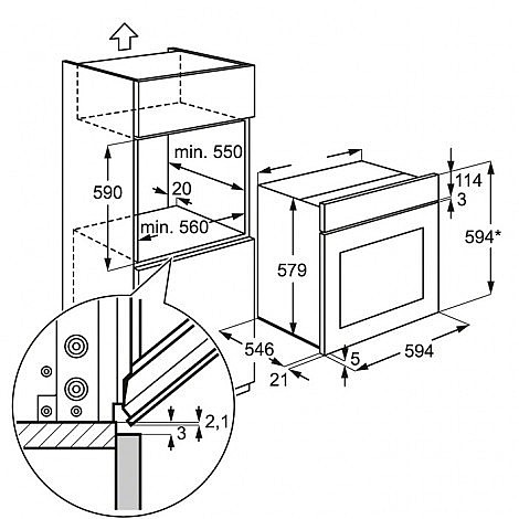 ���� ����� Electrolux EOB5440AOX����� �����