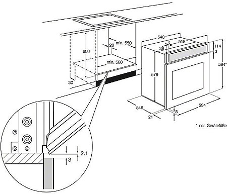 ���� ����� Electrolux EOB5450AAX����� �����