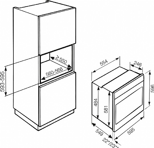 ���� ����, Miele H2261-1 B CLST ����� �������