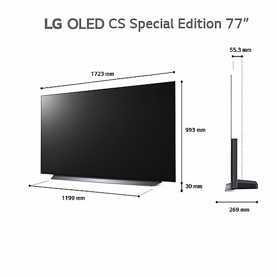 טלוויזיה LG CS OLED55CS6LA 4K ‏55 ‏אינטש