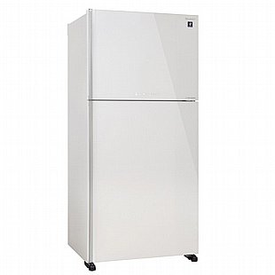 מקרר 2 דלתות מקפיא עליון 604 ליטר דלתות זכוכית דגם SHARP SJ-GTR820G-WH שארפ צבע לבן מקרר 2 דלתות מקפיא עליון 604 ליטר דלתות זכוכית דגם SHARP SJ-GTR820G-WH שארפ צבע לבן